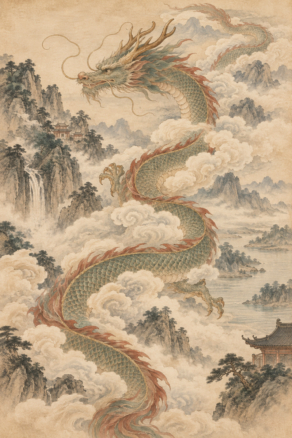 張氏古風龍圖